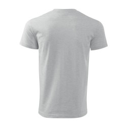 Tričko pánské Basic 129 světle šedý melír